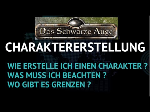 Das Schwarze Auge DSA 4.1 Charaktererstellung Tutorial Wie erstelle ich einen Charakter Helden