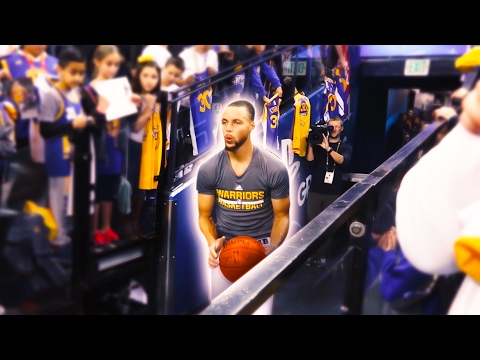 STEPH CURRY MADE IT FROM THE TUNNEL!? ?