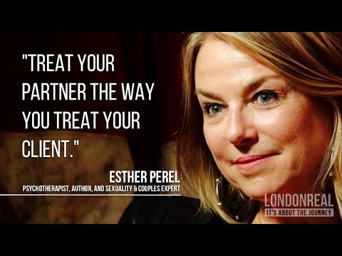 "あなたが顧客を扱うようにあなたのパートナーを扱う"。エスター・ペレルは、偉大な結婚をする方法について ("TREAT YOUR PARTNER THE WAY YOU TREAT YOUR CLIENT": Esther Perel On How To Have A Great Marriage)