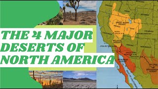 The 4 Major Deserts of North America