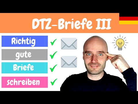 DTZ / Telc B1 Briefe schreiben | Einladung | A2 B1 | Learn German | Deutsch lernen