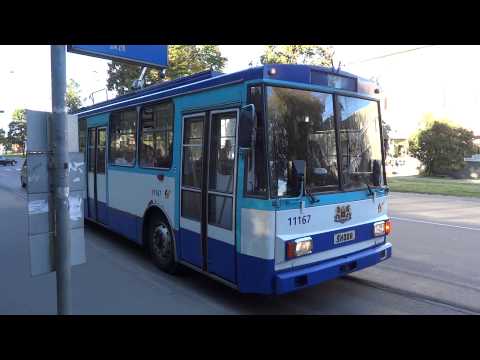 Riga trolleybus Škoda 14Tr 11167