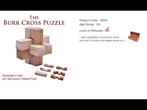 Introducing the Burr Cross Puzzle