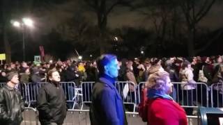 Natalie Merchant at anti Trump March in New York City
