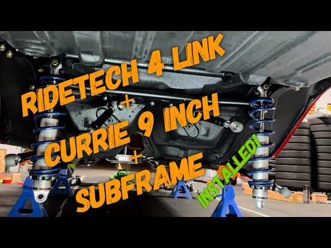 1969 Camaro Project - Part 11 - Ridetech 4 Link, Subframe, and Subframe Connectors Installed!