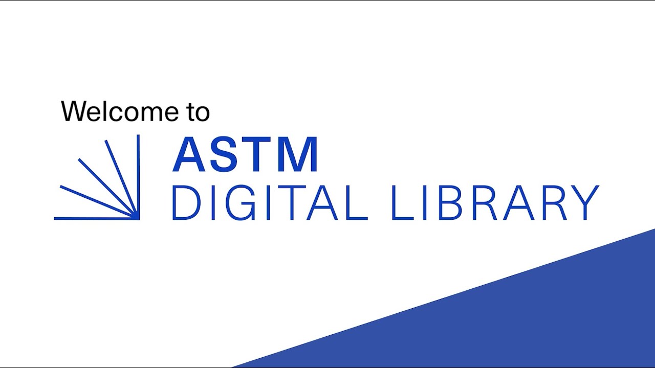 ASTM Digital Library Walkthrough