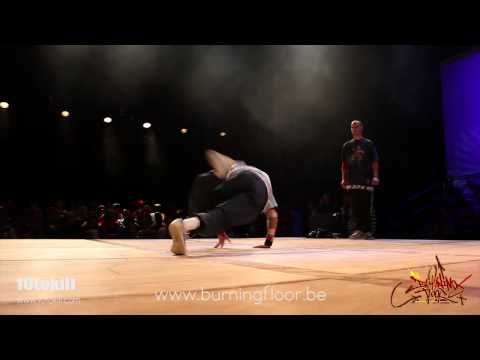 Hoochen Vs AlexKid & Benny - Burning Floor 2011 - Break Dance - Quarter Final