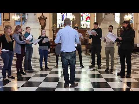 Mouton - Ave Maria, Virgo serena (1st rehearsal)