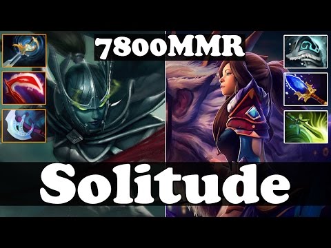 Dota 2 - Solitude 7800 MMR Plays Phantom Assassin And Mirana - Ranked Match Gameplay