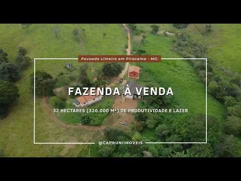 Oportunidade no Povoado Limeira em Piracema - MG: 32 Hectares com Muita Água e Sede Pronta.