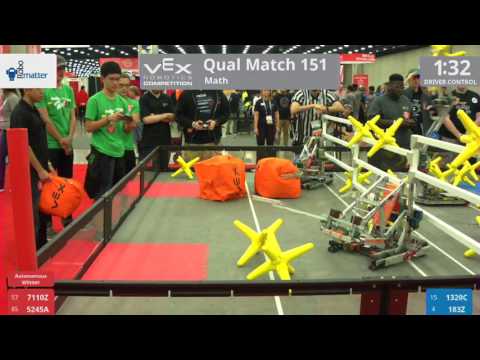 2017 VRC Math Q151 - 7110Z 5245A vs 1320C 183Z - 31 to 23