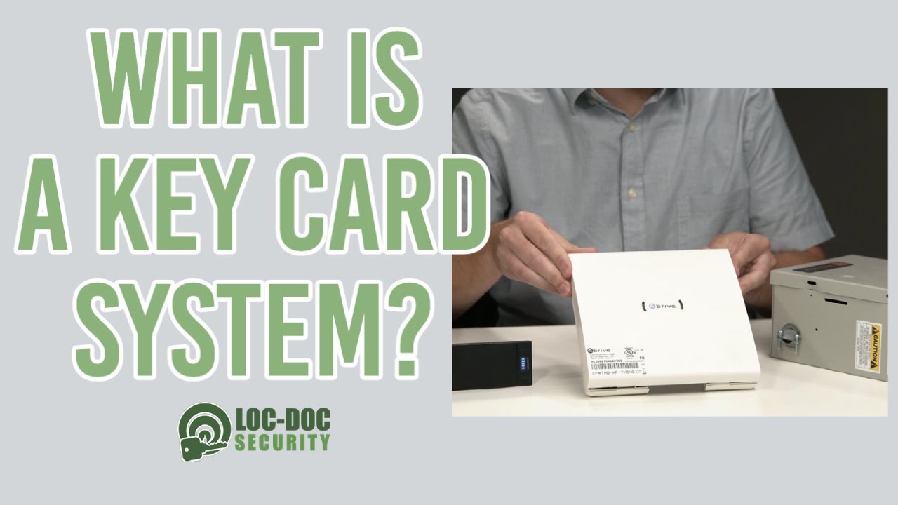 What is the purpose of a card key?