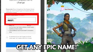 How To Get Any *OG* Epic Name In Fortnite Chapter 4 Season 4! (EASY)