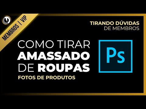 Como tirar amassados de roupas no photoshop