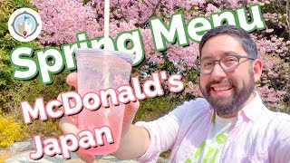 Eating the NEW McDonald's Japan Spring Menu at Tokyo Disney Resort