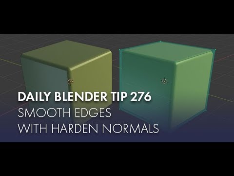 Daily Blender Tip 276 - Smooth even lower poly edges (Blender 2.8)