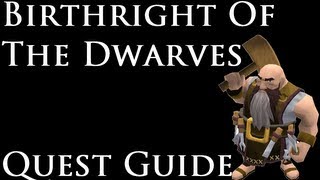 RSQuest: Birthright Of The Dwarves Quest Guide