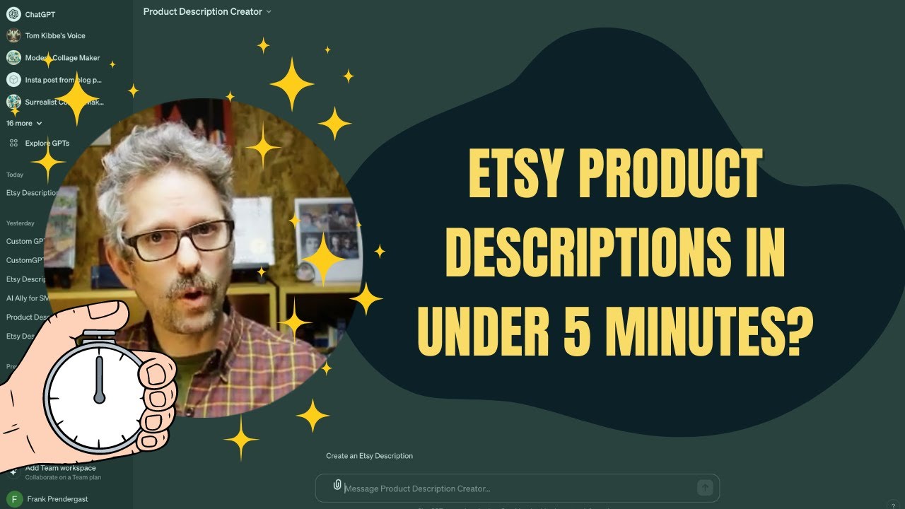 How I use a custom GPT to write Etsy Product descriptions in under 5 minutes
