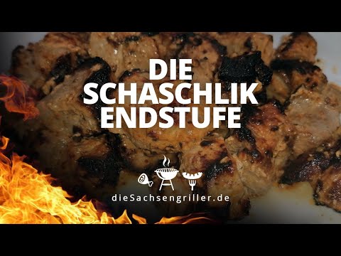 russisches Schaschlik, schnell und einfach selber gemacht, schnelles Rezept - die sachsengriller