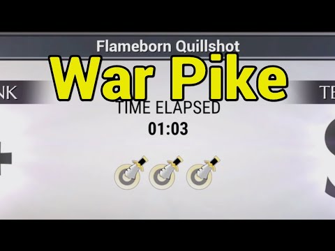 1:03 Flameborn Quillshot Trial: Dauntless With Impulse War Pike Build