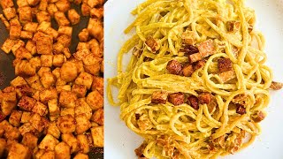 I ATE TOFU FOR EVERY MEAL (What I ate in a day!)