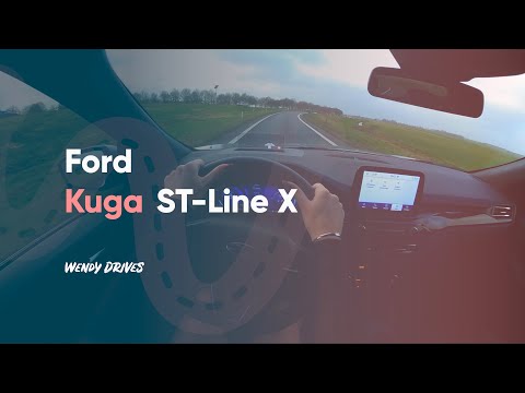 2020 Ford Kuga ST-Line X 225HP (165kW) POV test drive, virtual test drive, car review