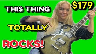 Video thumbnail for Censtar Has THE BEST LES PAUL STYLE GUITAR ON AMAZON! Dual push pull Perfect frets! INCREDIBLE SOUND by SCAR MY GUITAR