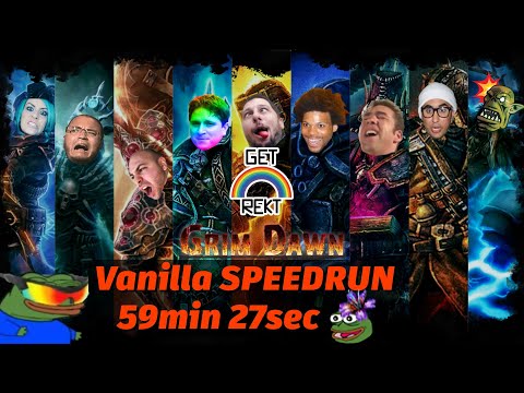 Grim Dawn Speedrun [ANY% NMG 1.1.4.0+] - 59min 27sec (Reaper)