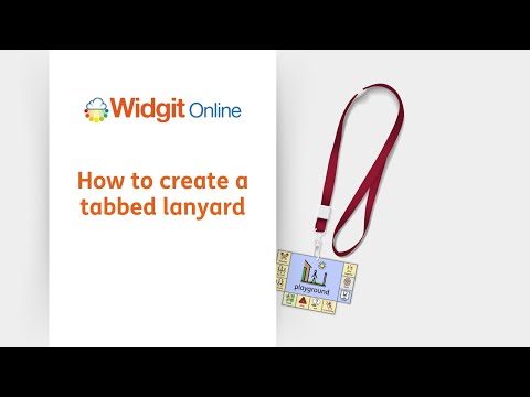 Create a Tabbed Lanyard video thumbnail