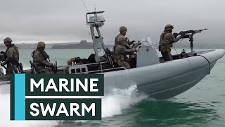 Royal Marine Commandos test drone swarm tech for coastline attacks
