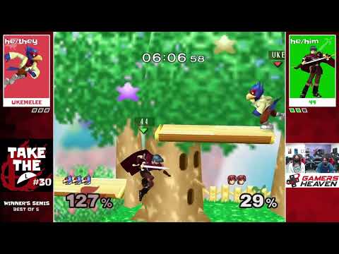 Ukemelee (Falco) vs. 44 (Marth) - Winner's Semis - Take The L #30