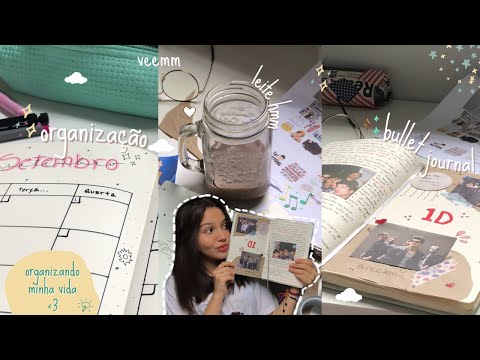 planejando meu mês + bullet journal l organizing my life e VACINA! 📓💫🌱