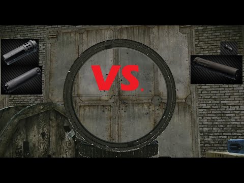 Escape From Tarkov - DT MDR 5.56x45 - Muzzle Brake / Suppressor Combo Comparison!  Watch in 1440p!