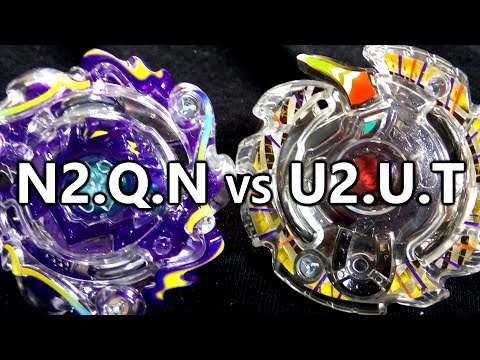 Nova Neptune .Q.N vs Unlock Unicorn .U.T - BATALHA BEYBLADE BURST! ベイブレードバースト