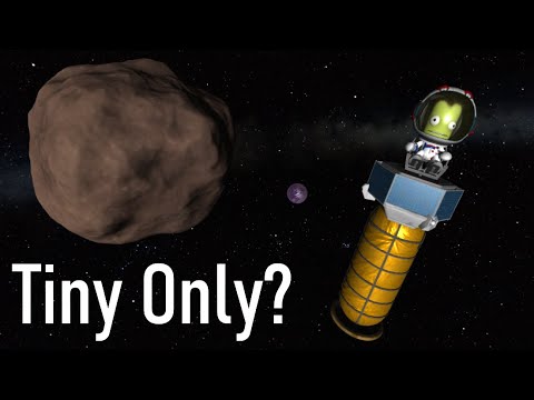 Can You Use Only Tiny Parts to Get to Gilly in Kerbal Space Program?