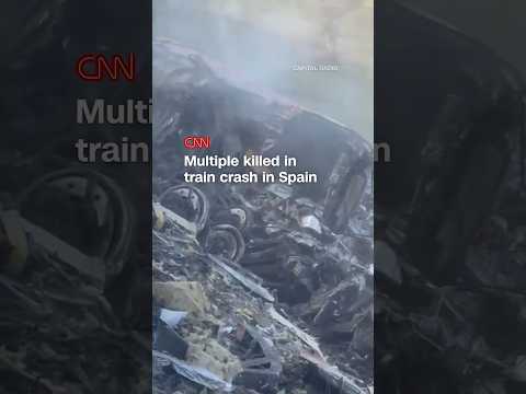 Multiple killed in train crash in Spain