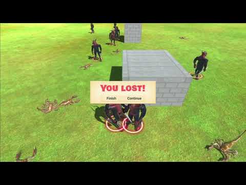 8 Emperor Scorpion in night vs all units - Animal Revolt Battle Simulator