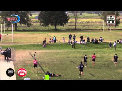 2015 NHRU Round 16 Premier 2 Highlights - Maitland v Waratah