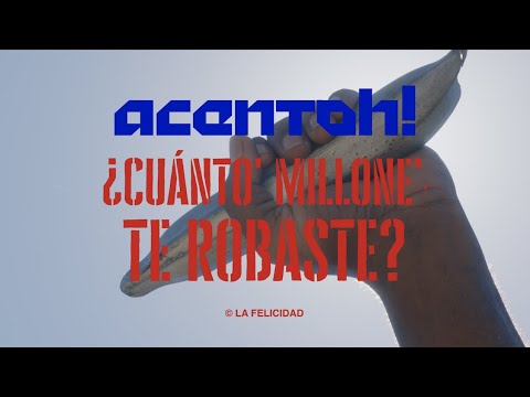 AcentOh - Cuánto' Millone' te Robate? (Vídeo Oficial)