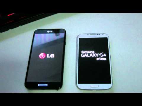 [Boot Up Sequence] LG Optimus G Pro vs Samsung Galaxy S4