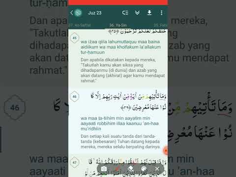 Surah Yasin : 46