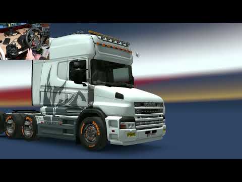 Realistic Driving - Euro Truck Sim 2 - Scania t4  - Free Mod - Linkoping to Gothenburg  11ton.