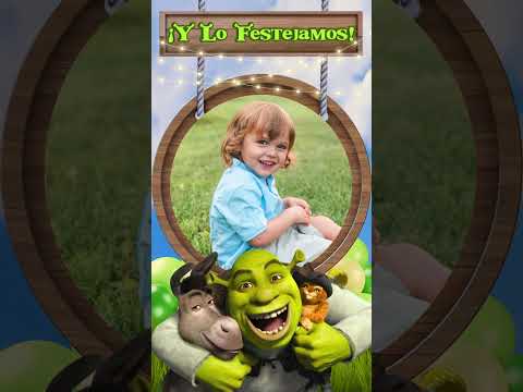 SHREK e-card Invitación Animada #invitacionesenvideo #invitacionesanimadas