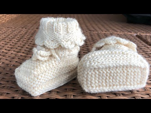 Gestrickte Baby Schuhe