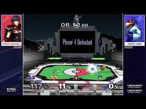 SmashVil 11 - Doubles Edition - W final - Amsah Nuckels (Fox Marth) vs Jormis Abbe (Falco Marth)