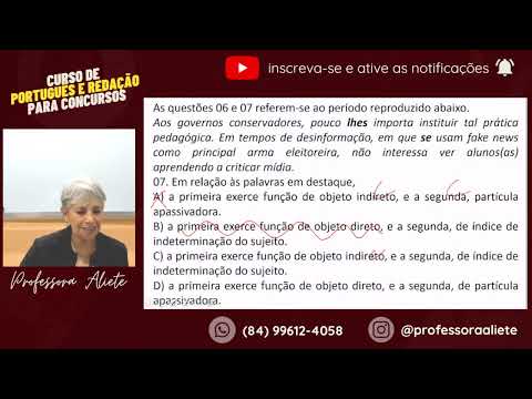 Correção COMPERVE 2023 - Prova PROFLETRAS | Mestrado | Português.