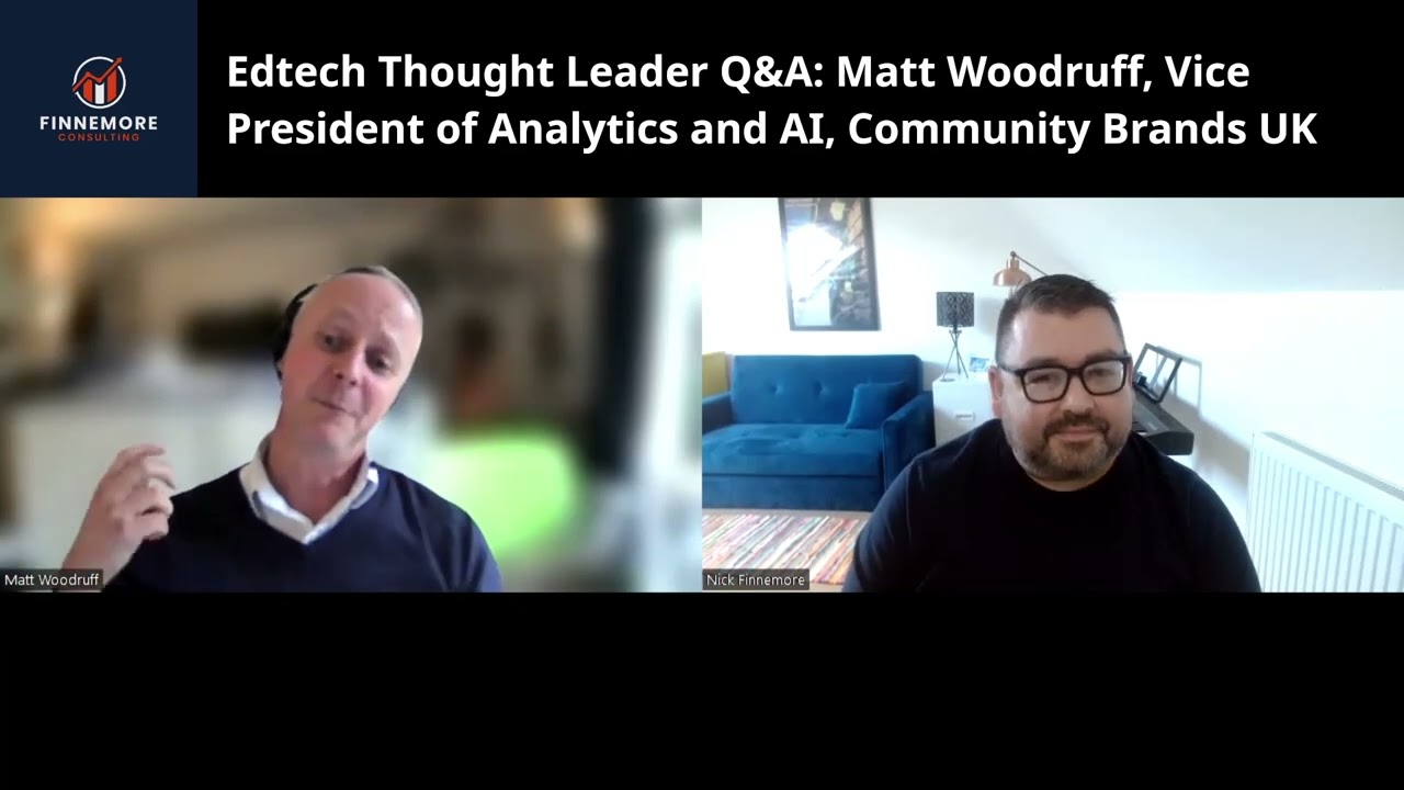 Matt Woodruff, Vice President of Analytics and AI ... - YouTube