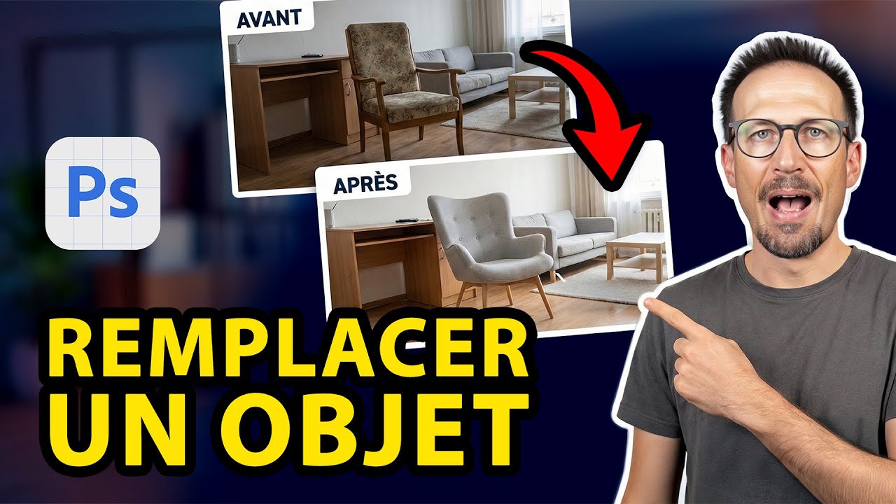 Tuto Photoshop Beta : insérer & remplacer un objet avec Firefly Fill & Expand (IA)