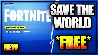 *WORKING* HOW TO GET FORTNITE SAVE THE WORLD FOR FREE on PS4 XBOX & NINTENDO SWITCH (PvE GLITCH)