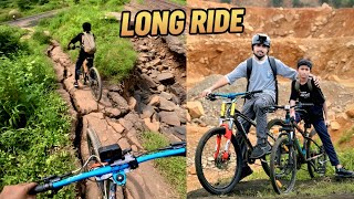 Chhote Bhai Ko Le Gaye Long Ride Par 😍 | Dekhte Hain Off-Road Pe Tik Pata Hai Ya Nahi! 🚴🔥